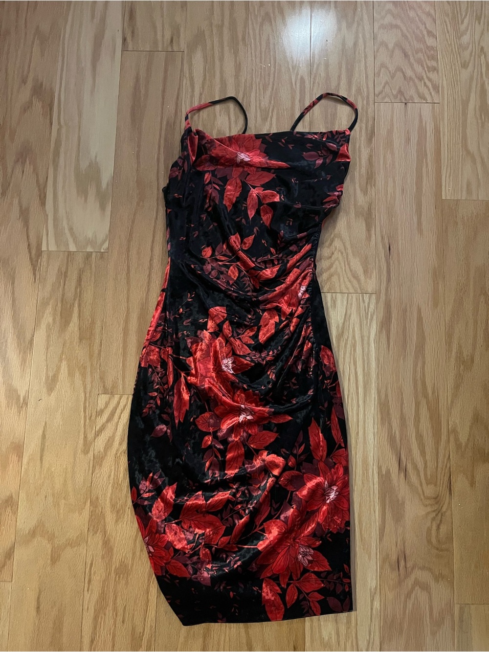 Laundry by Shelli Segal Midi Cowl Neck Dress